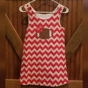 Lolly Wolly Doodle football dress size 8